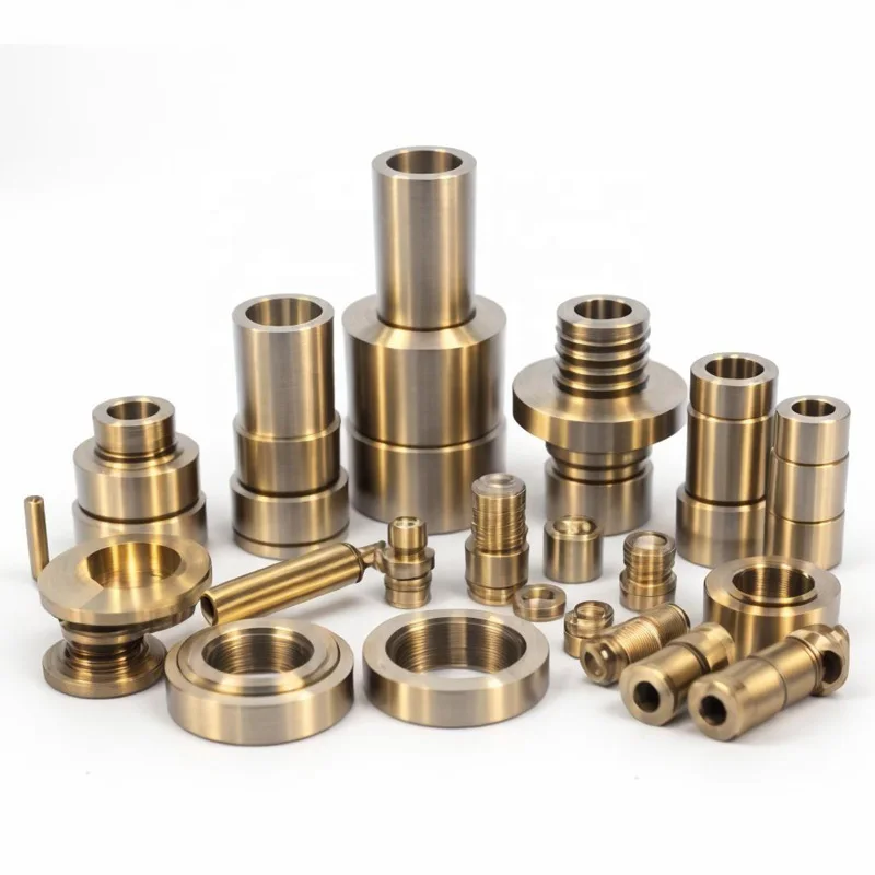 Precision CNC Machined Brass Lathe Turning Parts With Tight Tolerances For Industrial Equipment