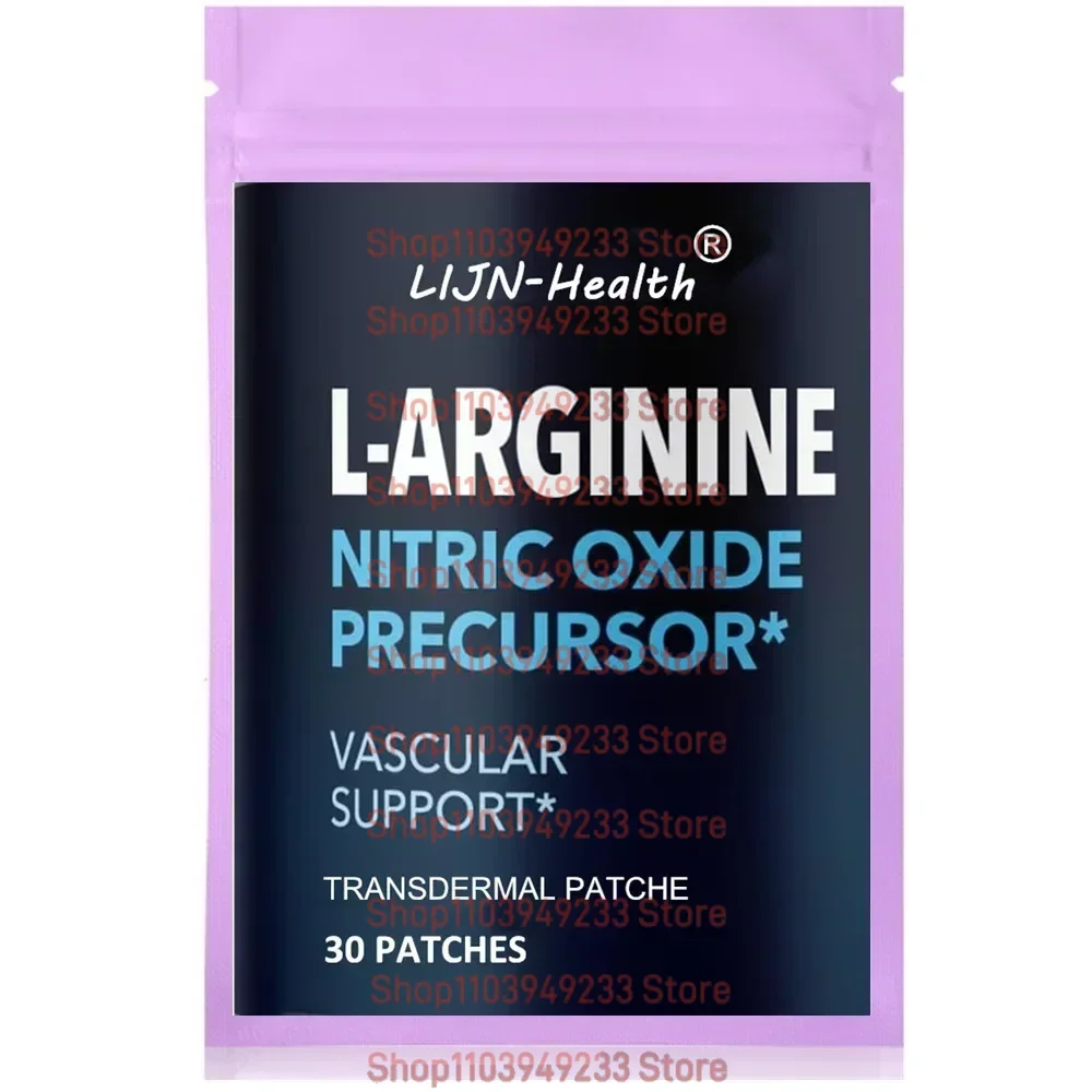 30 Patches L-Arginine for Men L-Arginine L-Citrulline Complex with Beet Root for Male Health Transdermal Patches