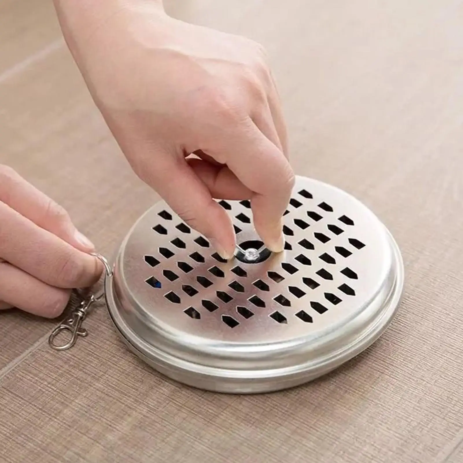 Portable Mosquito Coil Holder Outdoor Fishing Camping Hangable Mosquito Coil Plate Insect Repellent Diffuser Incense Burner Box