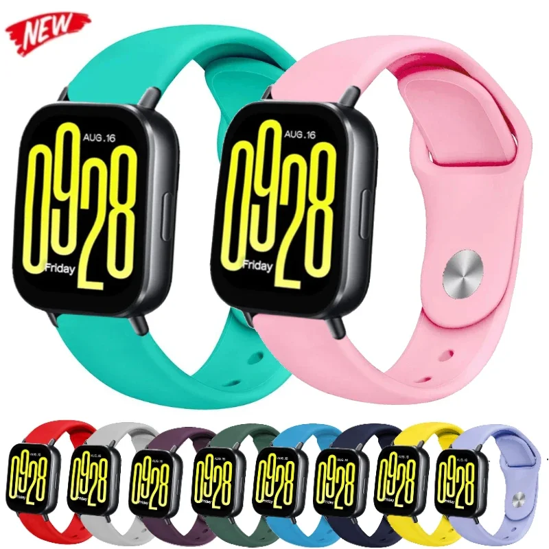 

Мягкий силиконовый ремешок 20 мм 22 мм для Redmi Watch 5 Lite, спортивный удобный ремешок-браслет для Redmi Watch 5, активный браслет Correa