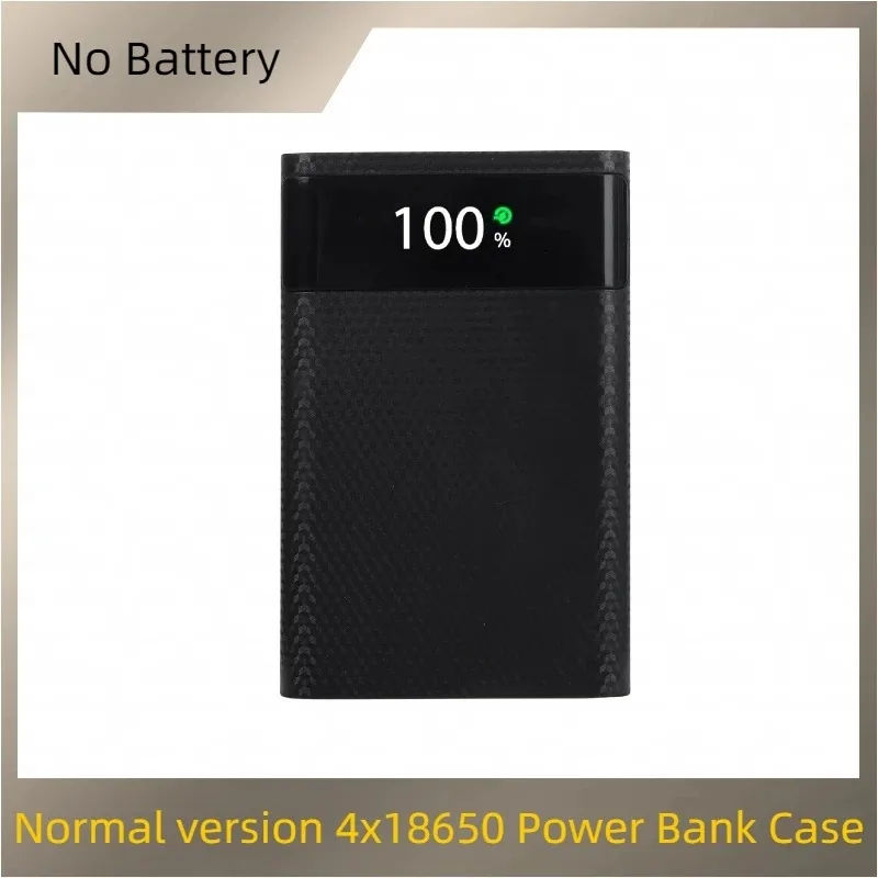 Ohne Batterien 18650 Akku DIY Powerbank-Gehäuse Lade- und Aufbewahrungsbox 5V Dual USB Typ C Halter PD QC3.0 Schnellladung für Smartphone