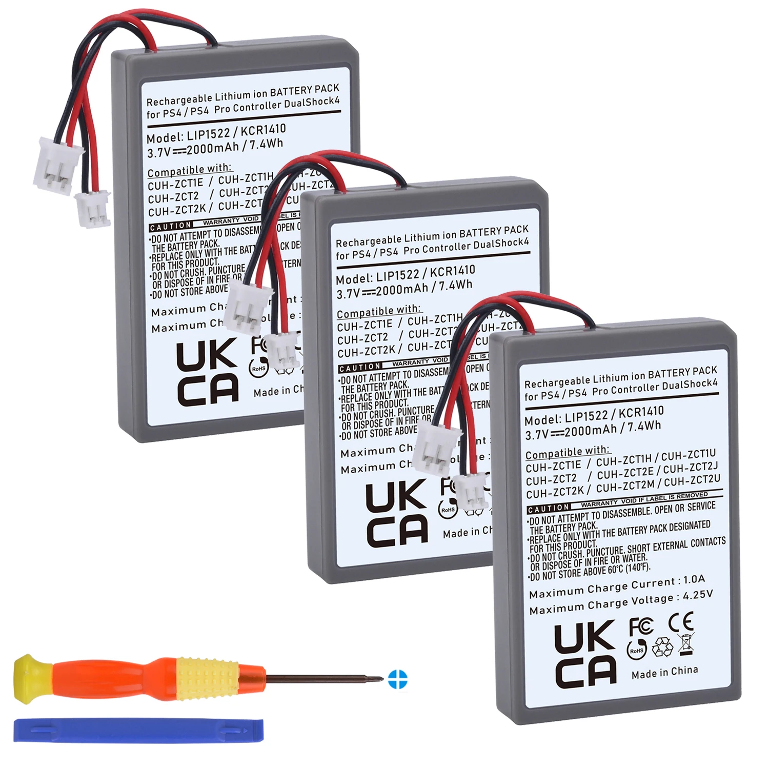 2000mAh LIP1522 بطارية لسوني PS4 PS4 برو سليم DualShock الجيل الأول والثاني PS4 بلاي ستيشن