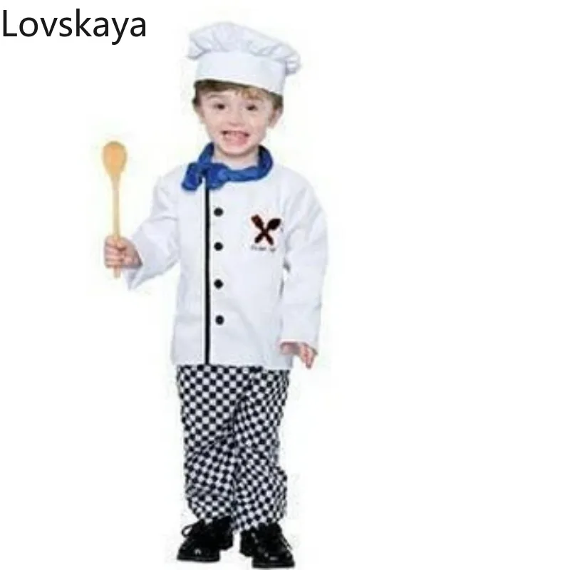 

Hot sale Halloween clothes The new special costumes children photography boys chefs clothing performance clothing