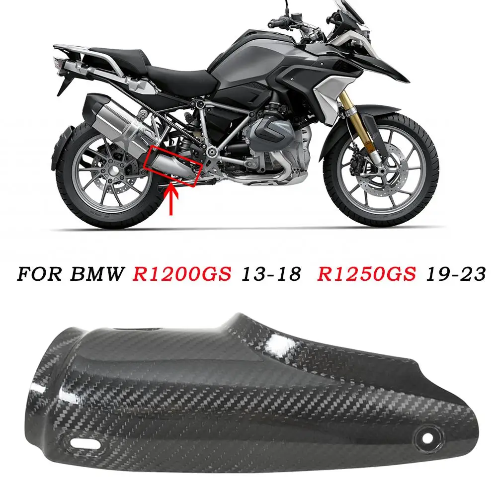 

Carbon Fiber FOR BMW R1200GS 2013-2018 R1250GS 2019-2023 Motorcycle Exhaust Pipe Connect tube Scald Proof Guards Protector Cover