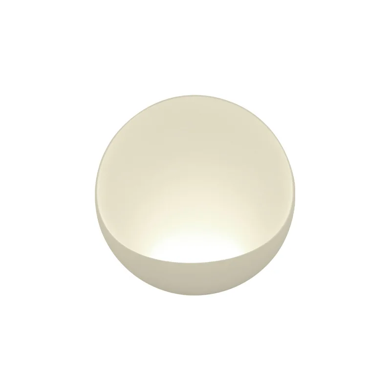 الحديثة جولة الألومنيوم وحدة إضاءة LED جداريّة أضواء لغرفة النوم السرير ديكور المنزل الحد الأدنى البرتقال البيض الجدار الشمعدان مصباح