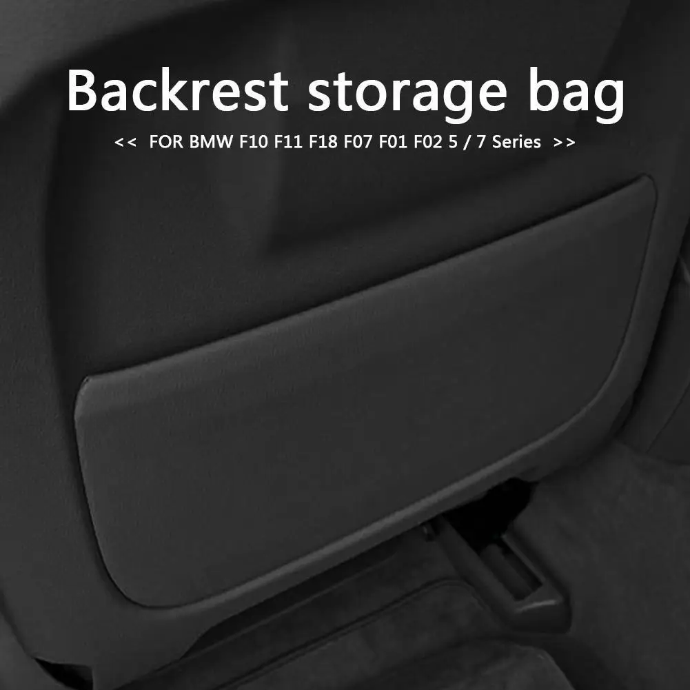 

Car Seat Back Panel Trim Cover Auto Storage Pocket for BMW F10 F11 F18 F07 F01
