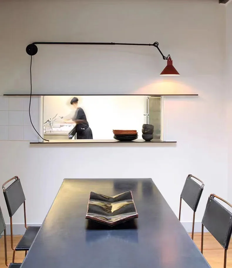 Long Arm Wall Lamp Rotatable