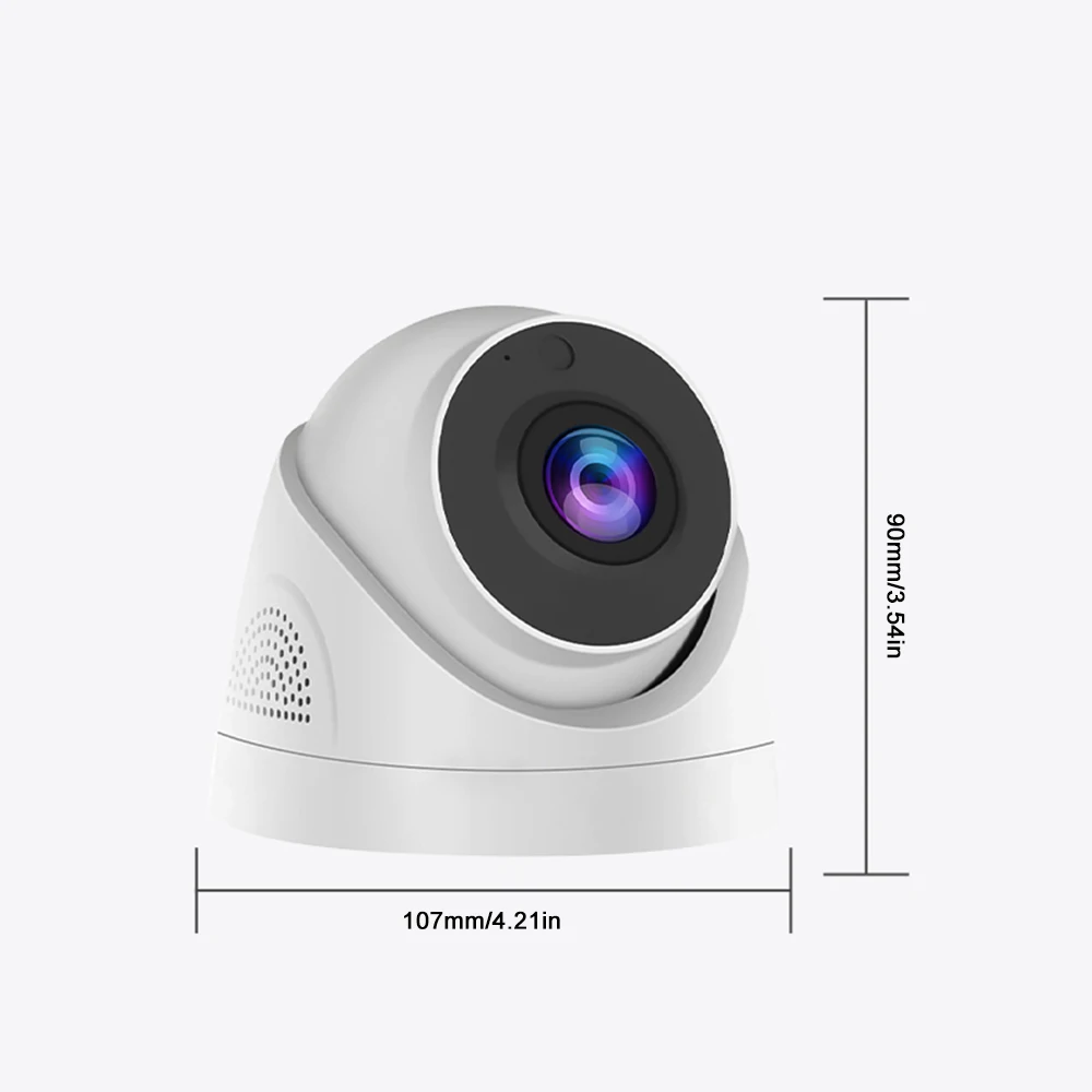 WiFi Wireless IP Camera 1080P HD Video Surveillance IR Night Vision Home Two Way Audio Security 2.8mm Dome Camara with Mic