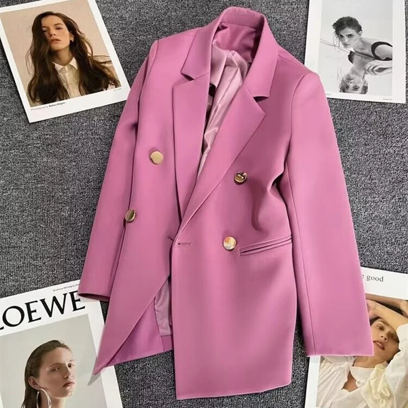 Cappotto Jaet casual da donna 22 colori Capispalla piccolo Abito lungo Sve Pendolarismo Sle Colore puro Stagione primaverile