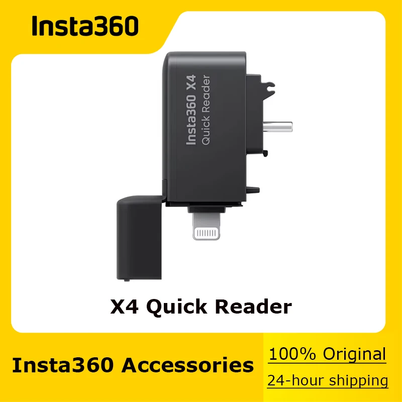 Insta360-lector rápido X4 100% Original, sin tarjeta de memoria, para 360 X4/X3