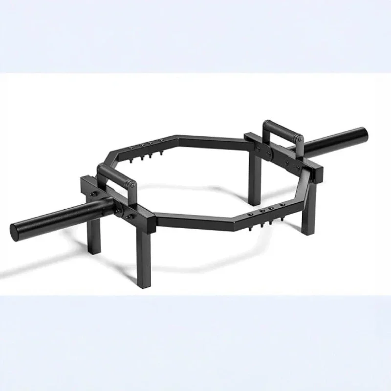 Household three-layer dumbbell bracket, thickened steel plate men's hexagonal electroplated dumbbell bracket storage rack