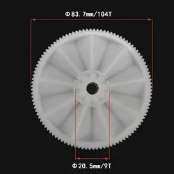 1Pcs Meat Grinder Gear Parts Mincer Plastic Pinion Spare Parts 7000898 For Braun Power Plus G1500 G1300 G1100 G3000 KGZ4 KGZ3