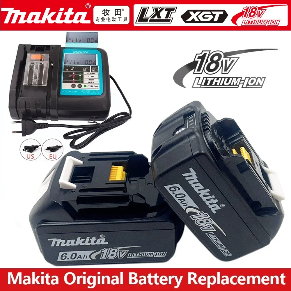 

Original makita Battery BL1860 BL1850B BL1850 BL1840 BL1830 screwdriver battery & charger 18v Replacement Power Tool Batteries