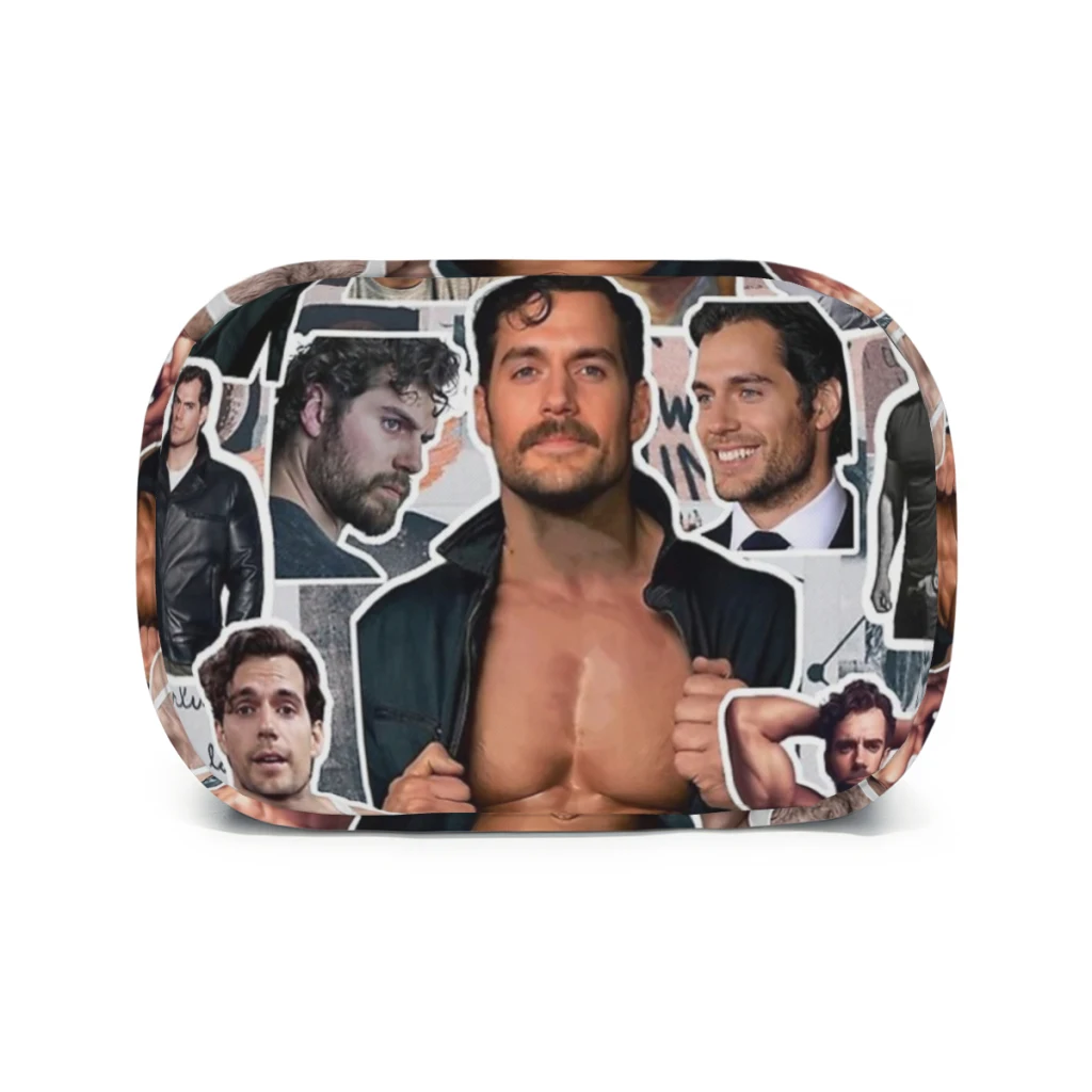 henry cavill photo collage Insulated Thermal Cooler Bag Lunch bag Foods Drink Storage Leakproof Picnic Camping Bags