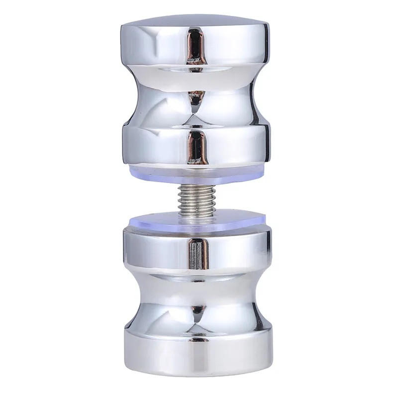 مقابض أبواب زجاجية من سبائك الألومنيوم ، مقبض بفتحة واحدة ، مقابض حمام صغيرة ، عملية بسيطة وحديثة ، سهلة التركيب