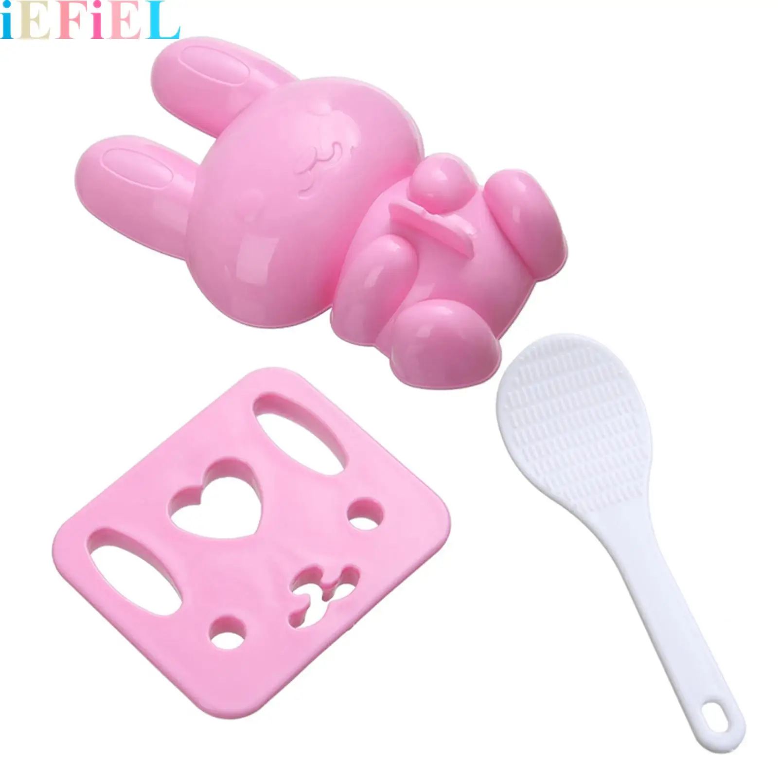 

2 Set Cartoon Rice Mold Rabbit Sushi Making Kit Lunch Maker Cute Animal Sushi Mold Rice Mold Seaweed Cutter Kitchen Tools