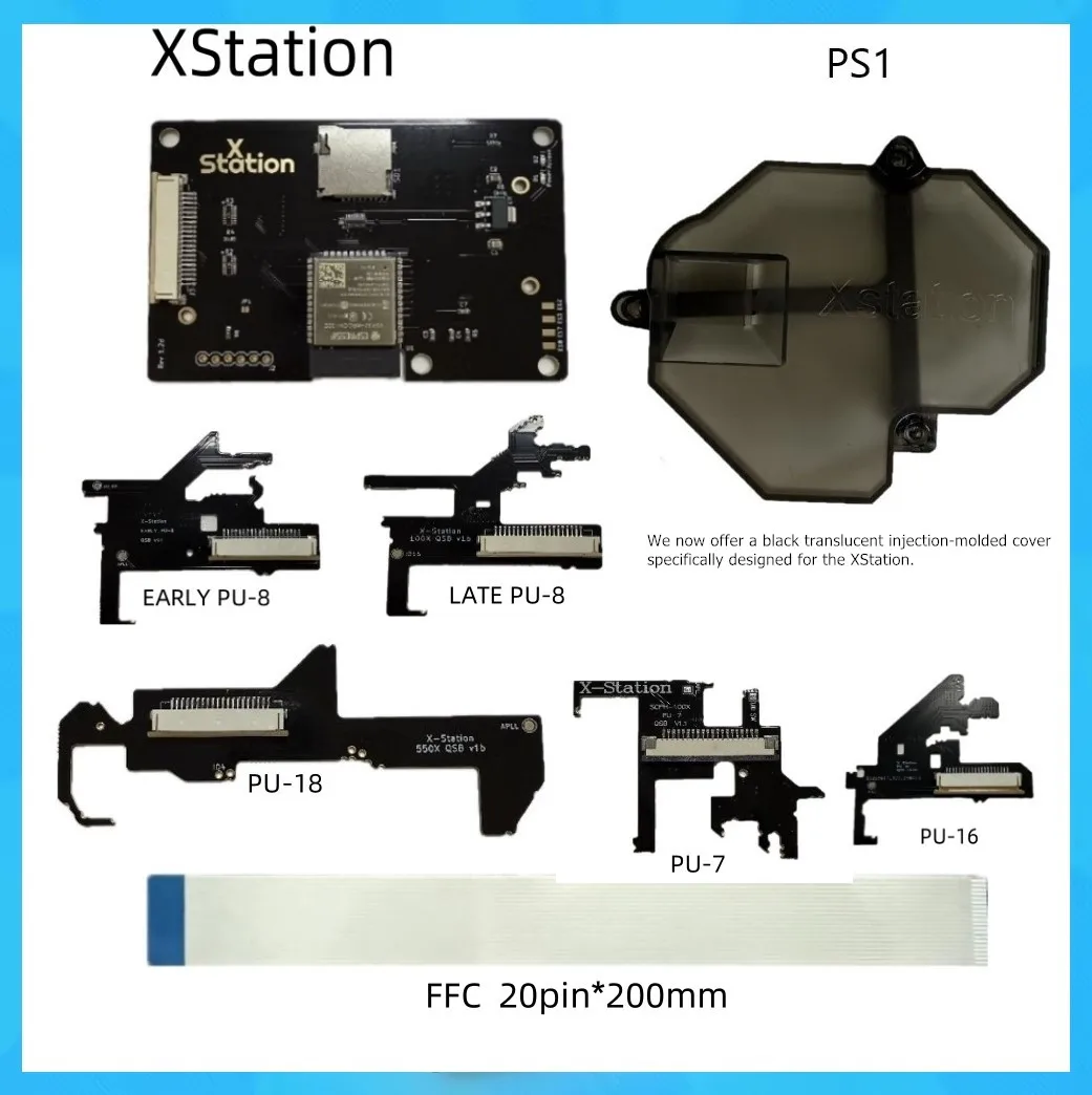 XStation Optical Discdrive Emulator PS1 Game Console ODE XSTATION PICOSTATION لـ PlayStation PSone PS2 PS3 PS4 PS5 Modular Chip