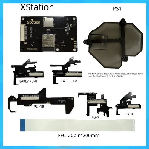 XStation-emulador de disco óptico, consola de juegos PS1, imagen ODE XSTATION para PlayStation, PSone, PS2, PS3, PS4, PS5, Chip Modular