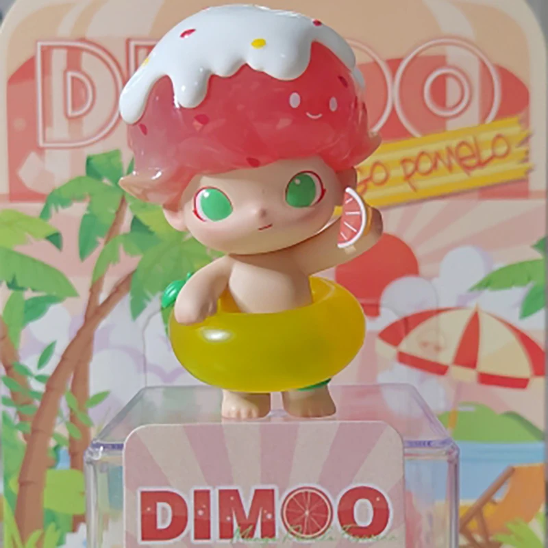 

DIMOO Anime Mango Grapefruit Limited Elevator Action Figure Ornament Building Blocks Bear Toy Action Toy Figures Garage