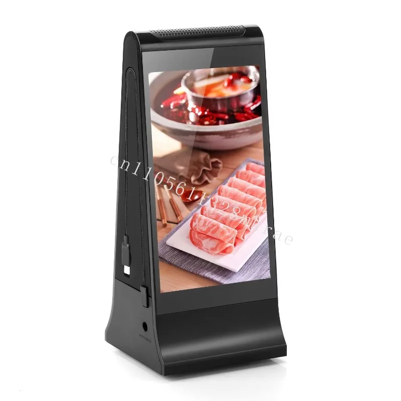 

FYD-868SD RK3128 Desktop LCD Double Sided Order Call Bench Digital Signage Touch Screen Advertising Player