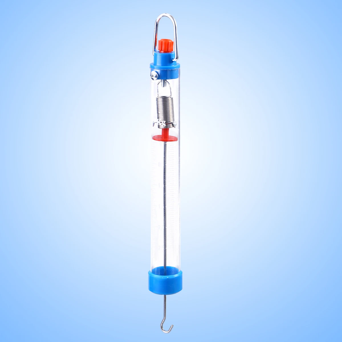 

Spring 25N 2500g Stainless Gauge Dynamometer Hanging Weighing Balance Physics Classroom Field Use Transparent Design