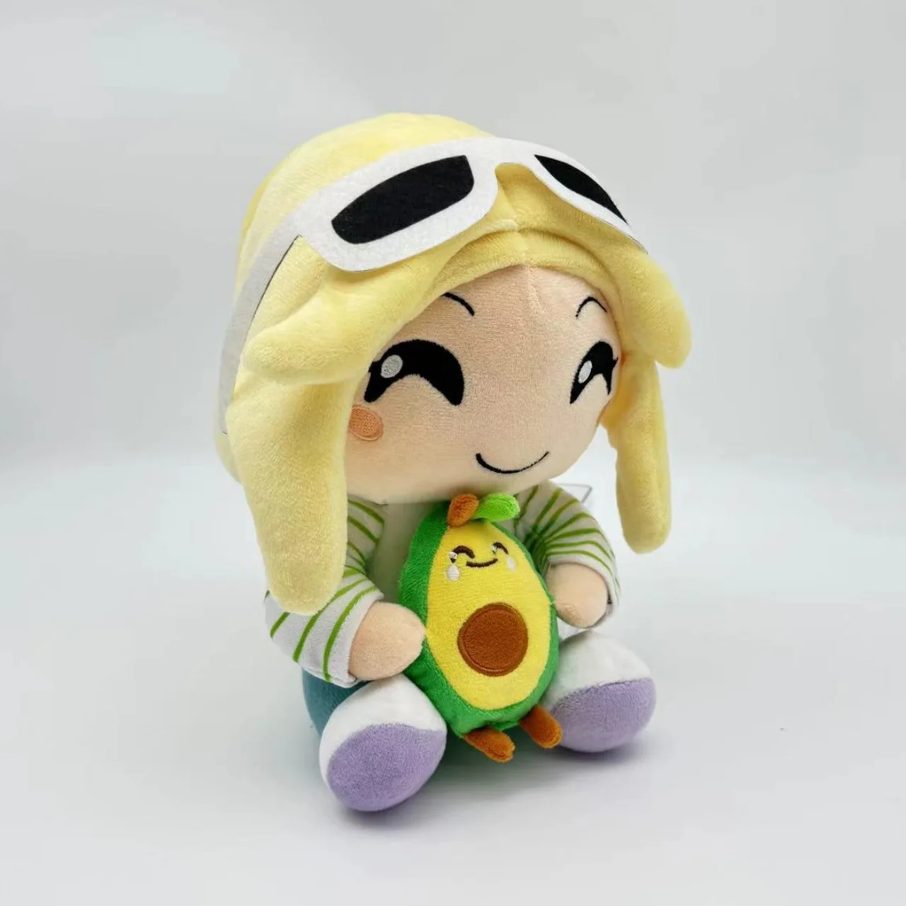 Nuevo muñeco de peluche Playz de aguacate de 24cm, periféricos de peluche de Anime, juguetes suaves y bonitos para niños, regalos de cumpleaños