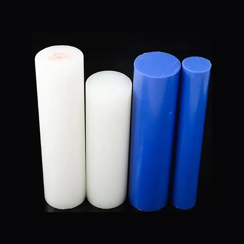 1pcs=1m(will cut to 2pcs) white blue PA66 Polyamide stick Nylon 66 rods dia.8~55mm