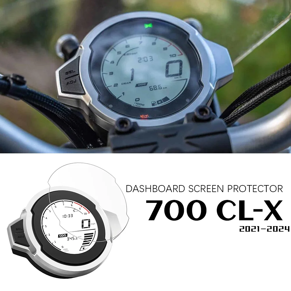 Motorcycle Dashboard Screen Protector For CFmoto 700CL-X Accessories 700CLX TPU Instrument Film For CF MOTO 700 CL-X Parts