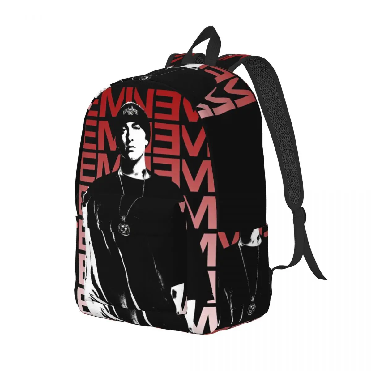 Famous Rapper Eminem Backpack for Kindergarten Primary School Student Bookbag Boy Girl Kids Daypack Sports