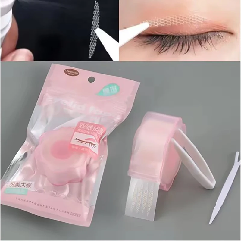 Double Eyelid Tape Makeup Tools & Accessories Eyelid Tape Makeup Products Tools Lace Mesh Self-adhesive Invisible Eye Patch