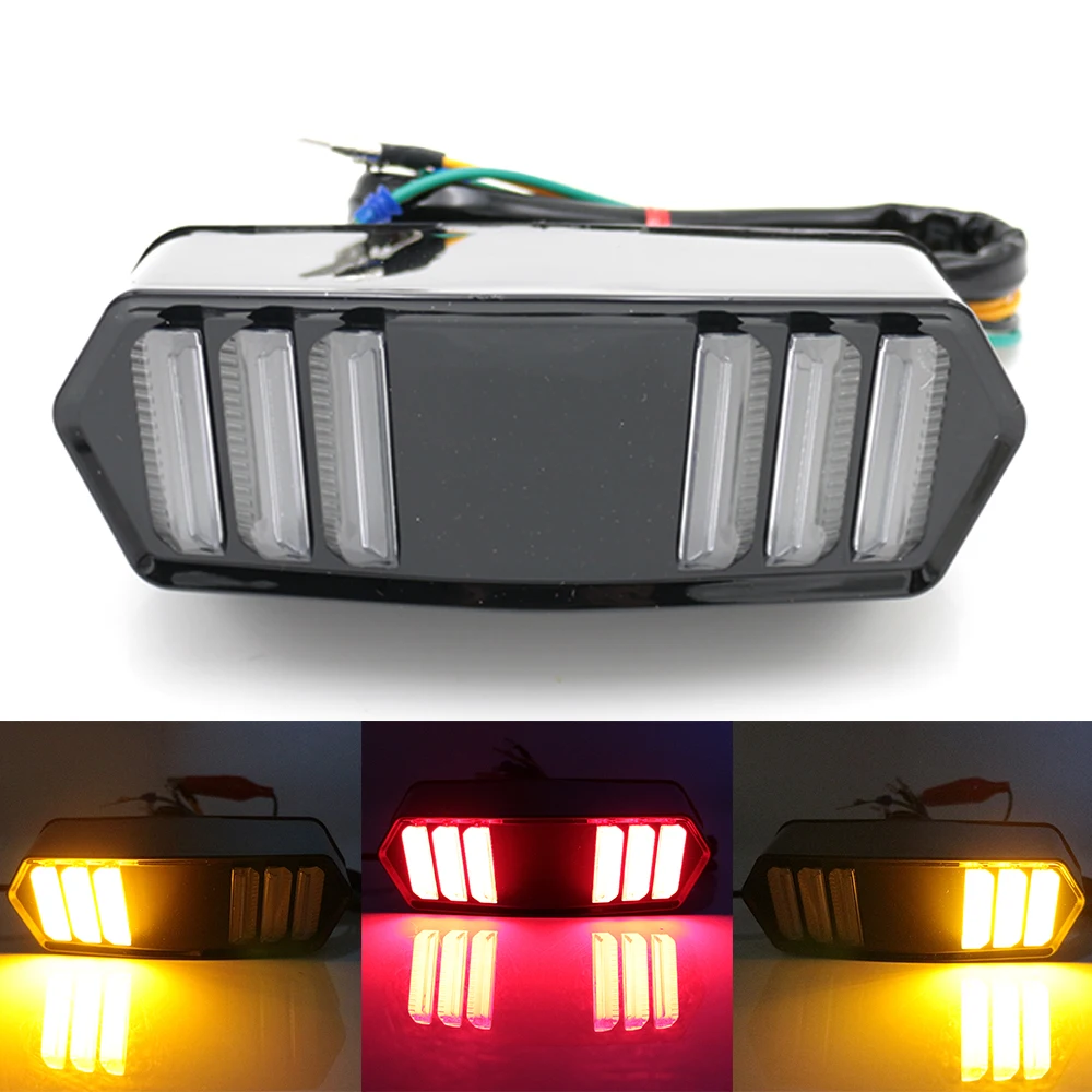 

For Honda MSX125 CBR650F CTX700 CTX700N Motorcycle Turn Signal Flashing LED Light Brake Stop Signal Moto Indicators Lamp