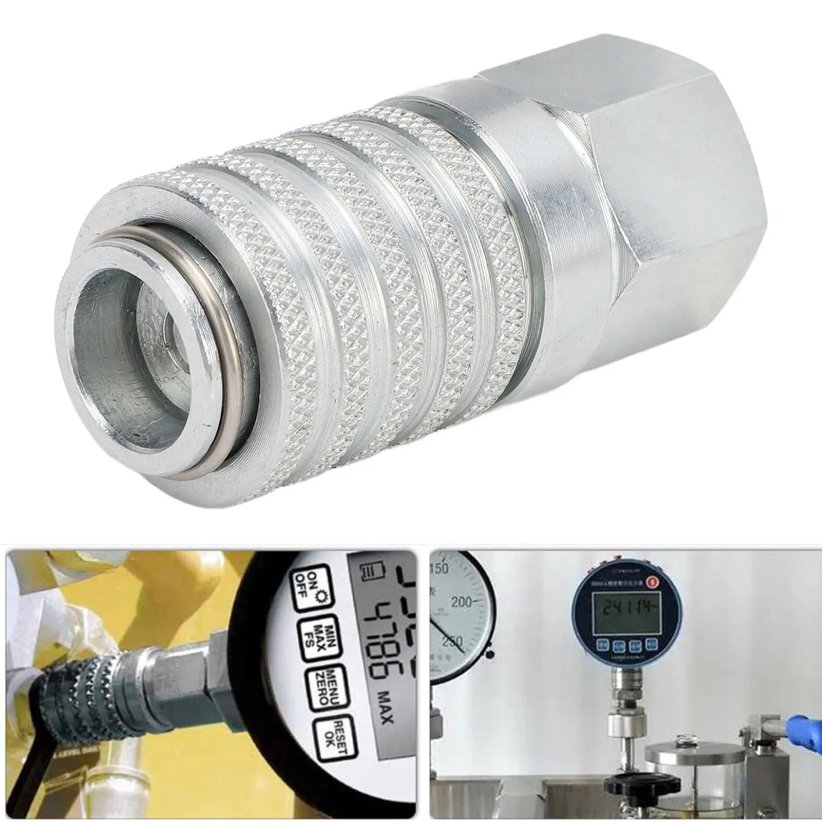 

Стальной гидравлический тестовый порт, соединитель диагностического оборудования с внутренней трубной резьбой для тестового порта серии PD242, размер корпуса 1/8 дюйма, 1/4 дюйма.