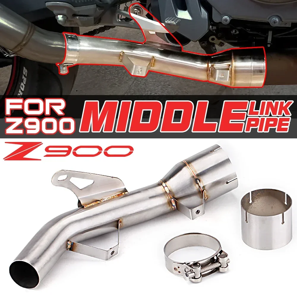 Racing line exhaust original position mid pipe link pipe for Kawasaki Z900