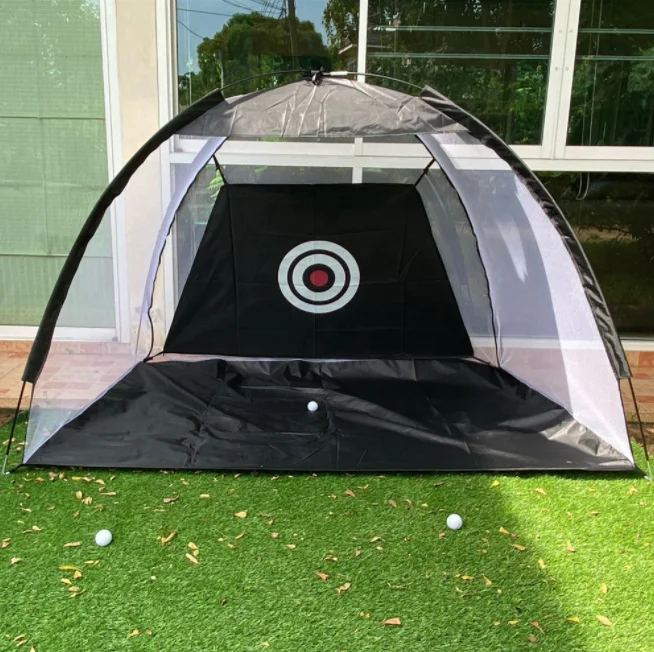 Portable Golf Hitting Practice Nets with Target Backyard Driving Range Golf Training Indoor Outdoor Sport Golf Chipping Netpromo