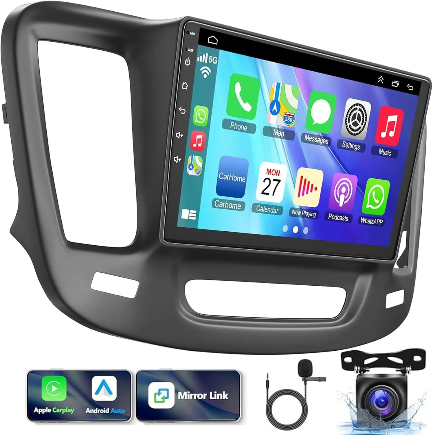 2+32G 9Inch Stereo Radio GPS Navigation Compatible for 200 200C 200S 2015-2019