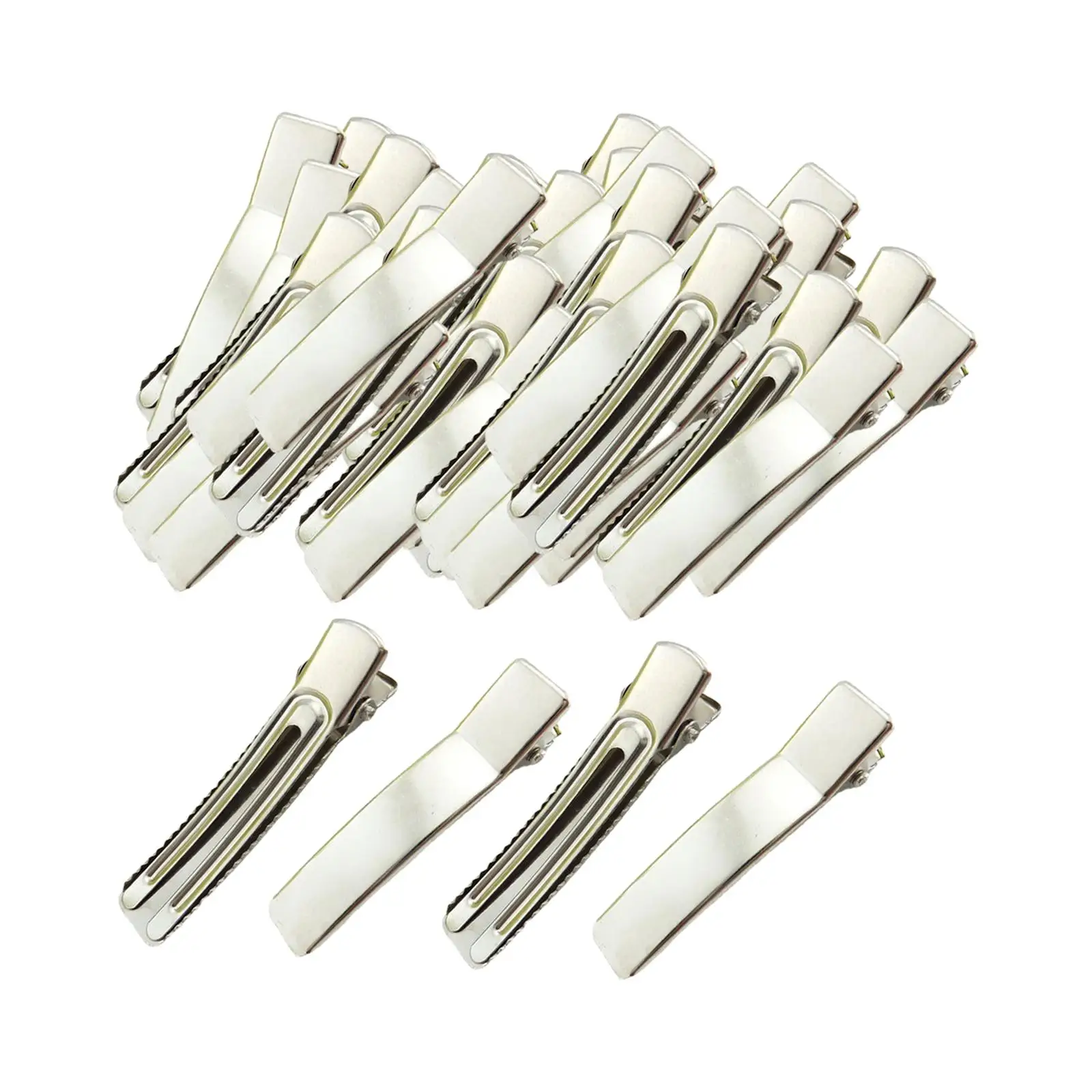 

50x Alligator Hair Clips Double Prong Clips Section Clips Hairdressing Salon