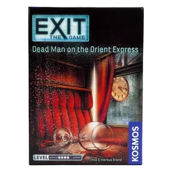 Dead Man on The Orient Express Exit The Game Card Game A Kosmos Game Family-Friendly Card-Based at Home Escape Room Experience