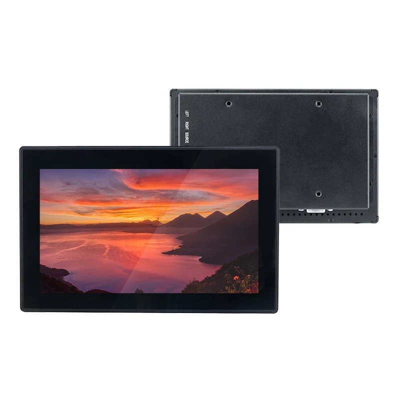2026 7 Inch Embedded Wall-Mounted HMI LCD with USB Interface New Capacitive Touch Screen Interface