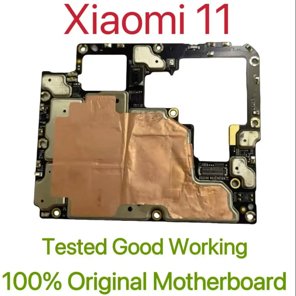 Global Version Original Unlocked Motherboard for Xiaomi 11  Good Work Fully Tested Circuit Plate Main Logic Board for Xiaomi 11