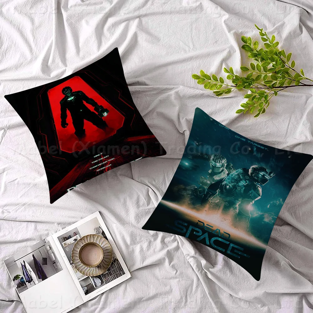 D-Dead Space Personalized Picture Text Home Decorative Pillows Household Gifts 45x45cm