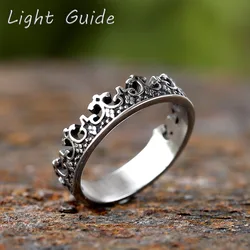 Fashion 2024 New Vintage 316L Stainless Steel Unique Cross Crown RingFor Man Women Couple&Lover`s Gift Antique Jewelry