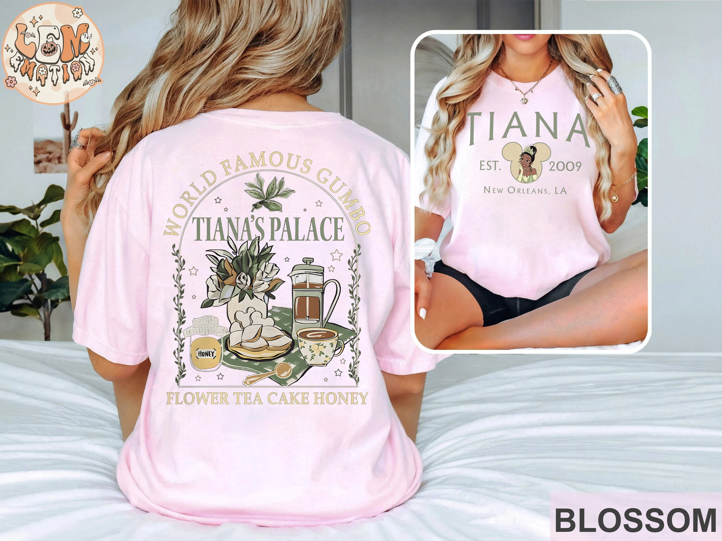 2025 الصيف موضة جديدة ريترو الأميرة تيانا قميص تيانا الضفدع قميص الأميرة والضفدع تيانا 2010 الأميرة فريق فتاة هدية