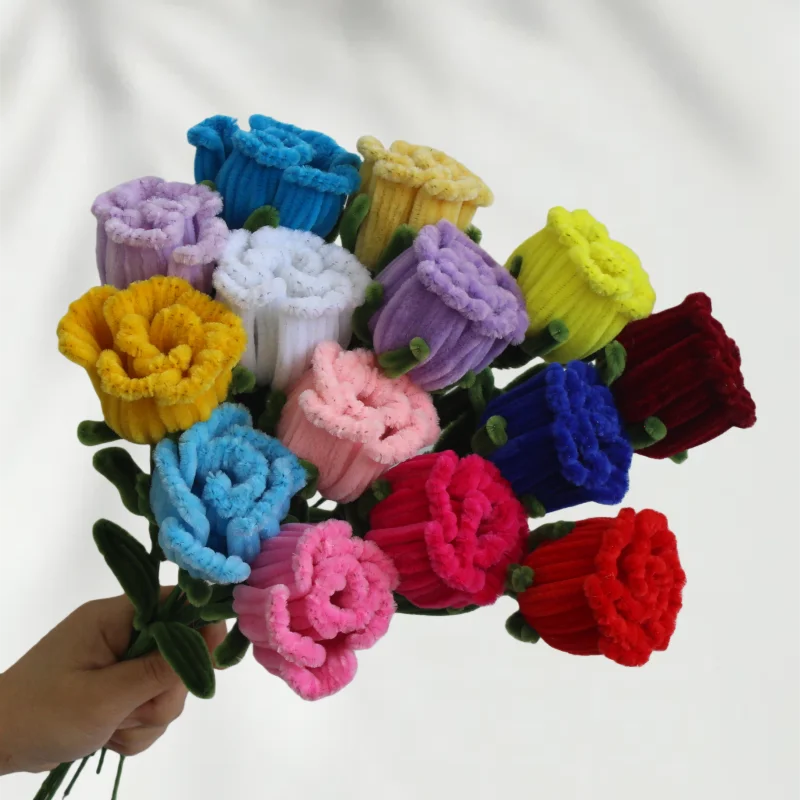 

20 шт. * Искусственные цветы ручной работы: розы с зелеными листьями, вечные цветы для декора дома, рабочего стола, вечеринок, свадеб, романтический подарок на День святого Валентина