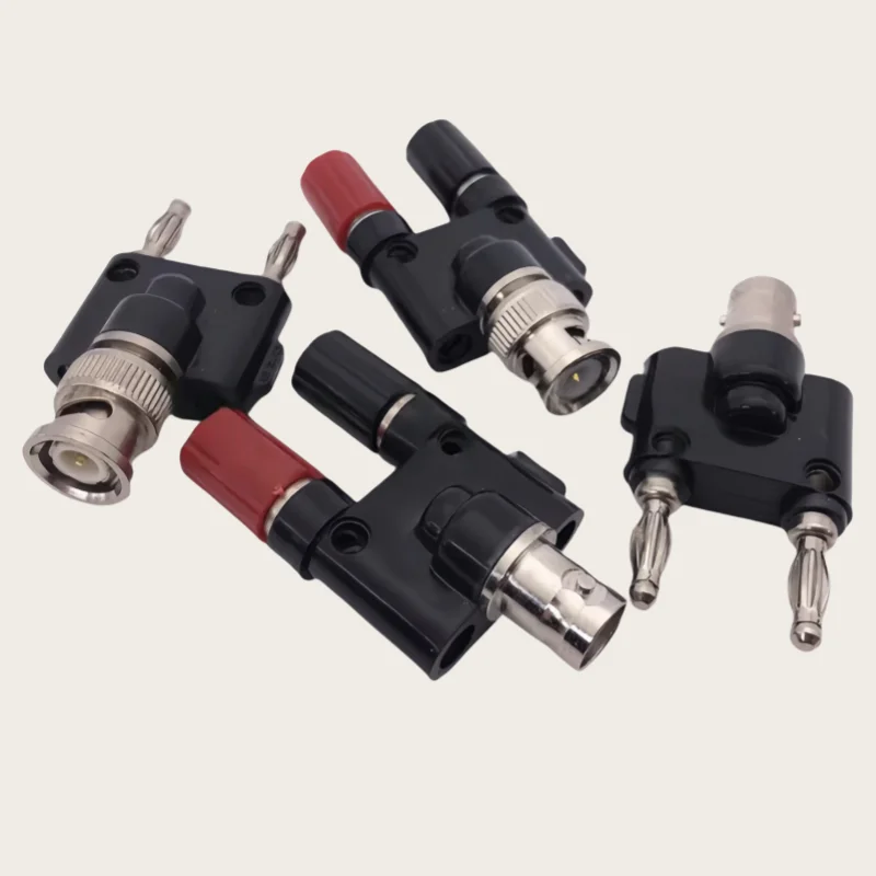 

1 шт./лот адаптеры BNC на два двойных 4 мм штекер типа «банан» и гнездо коаксиальный разъем 3-контактный разветвитель