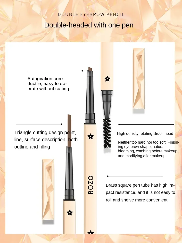 Eyebrow Pencil Waterproof and Durable Non-Decolorizing Sweat-Proof Beginner Female Ultra-Fine