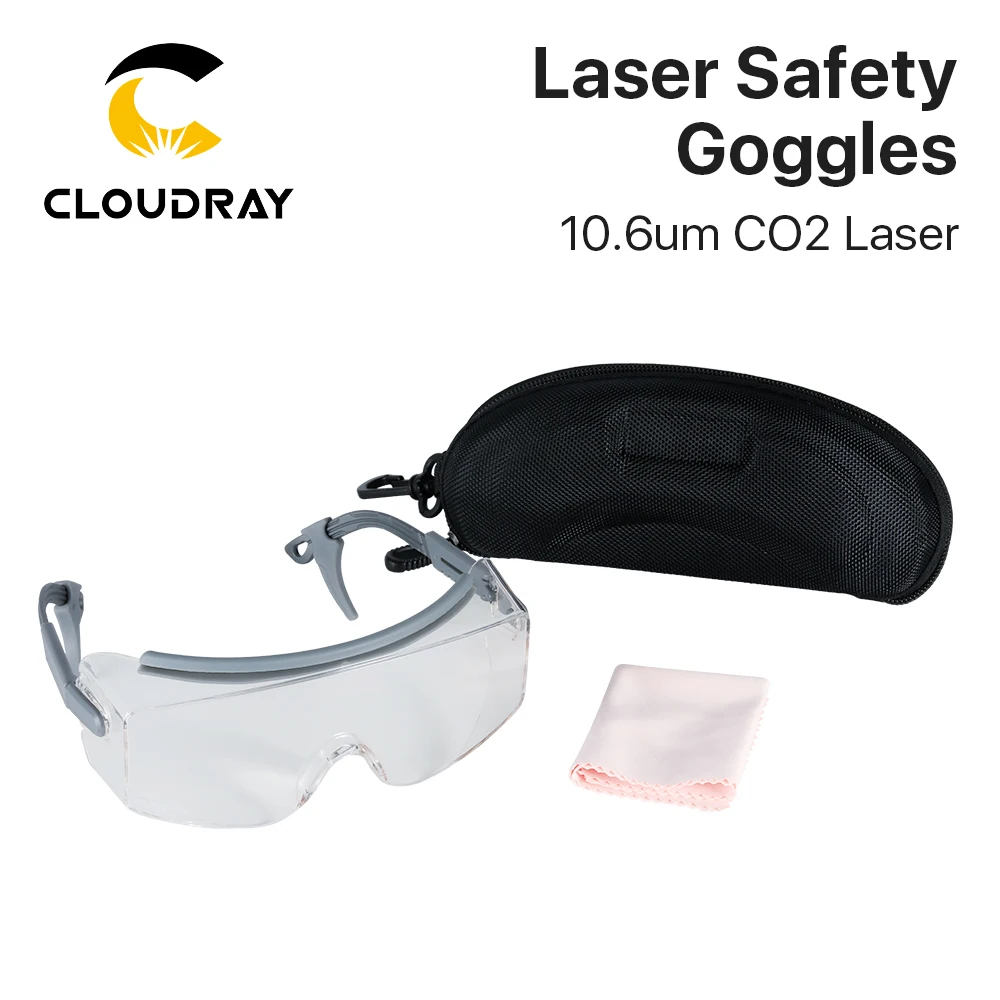 Imagem -06 - Óculos de Segurança a Laser Óculos de Proteção Proteção Óculos Escudo Od6 Mais 10.6um 10600nm Cloudray-co2