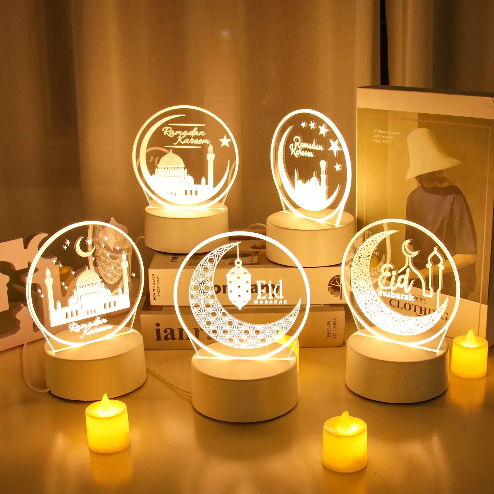 EID Night Light Muslim Party Decor Ramadan Decoration Home Décor Ramadan Kareem