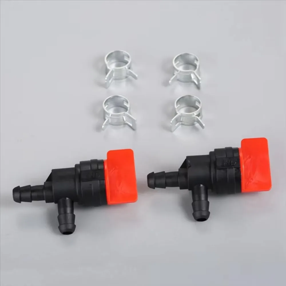 10Pc válvula  cierre  corte  combustible  90 grados abrazaras  línea  Gas  1/4 pulgadas para Briggs & Stratton 698181,494769 Tec