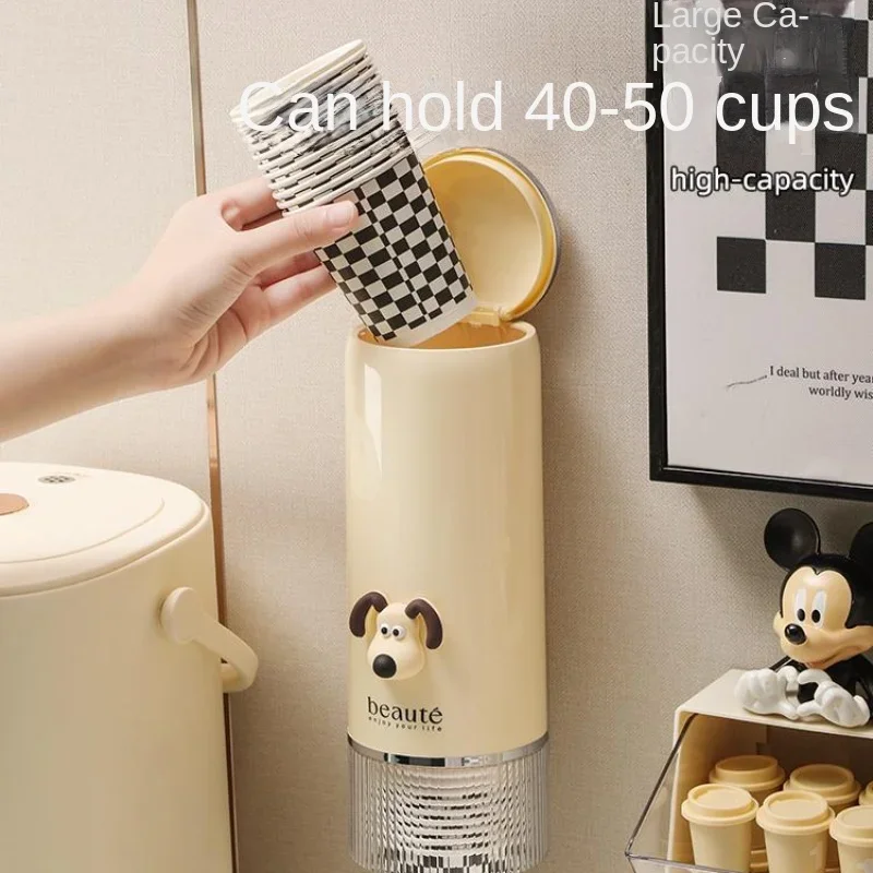 DIY disposable cup storage machine wall mounted cupping high appearance value storage cup sorting table disposable cup extractio