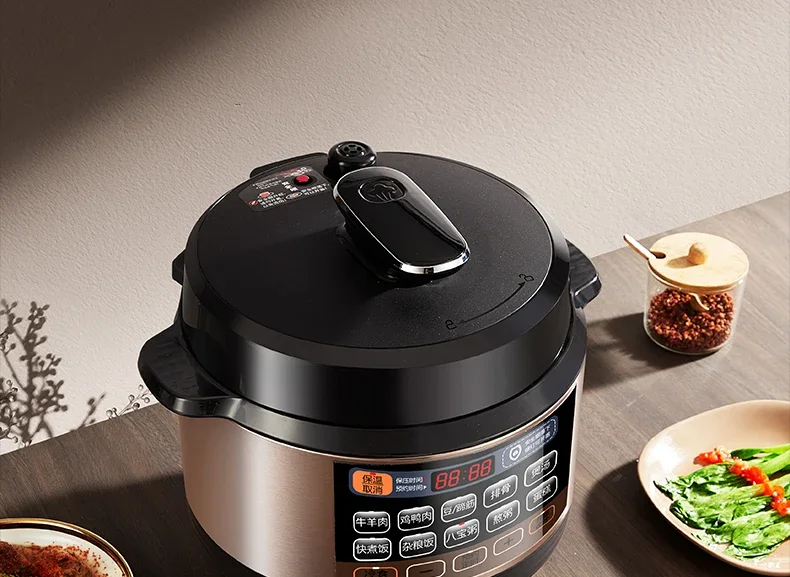 220V Joyoung High-Pressure Electric Cooker with Double Pots and Multiple Functions for Family Use